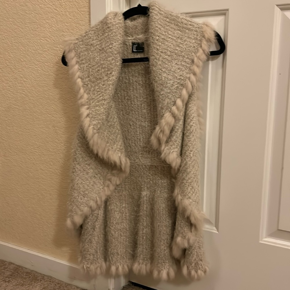 Love Token Rabbit Fur Vest
